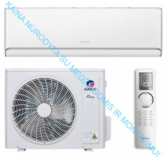 Šilumos siurblys oras-oras Gree Airy White 7,1/7,8kW